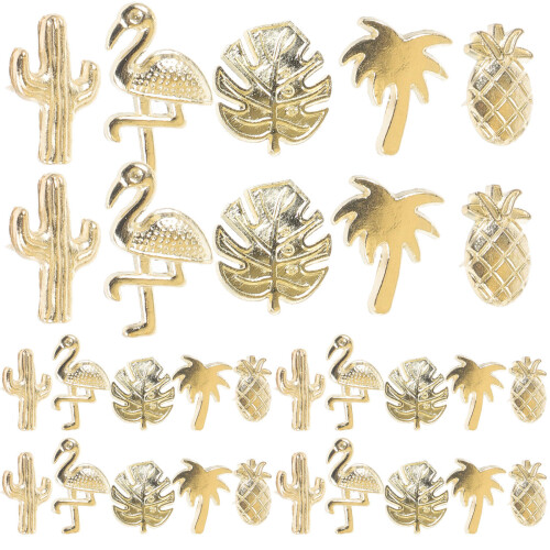 60Pièces Punaises Dorées Décoratives Pour Et