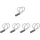5Pièces Cadenas Câble Gris Zinc Verrouillage Robuste Multidôme 7