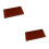 2Stk Rustikales Holz Wandregal Single Layer Regal Für 9