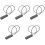 5Pièces Cadenas Câble Gris Zinc Verrouillage Robuste Multidôme 5