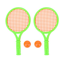 2Paires Raquettes Badminton Tennis Enfants ABS Vertes Débutants