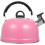 2Pcs Convenient Pink Heating Kettle with Large Spout for Camping Use 1