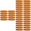 40Pièces Réflecteurs De Rayon Orange Pour Vis Facile Installation 8