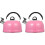2Pcs Convenient Pink Heating Kettle with Large Spout for Camping Use 4