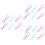 90Pièces Clips Pour En Plastique Assortis Usage Couture 6