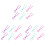 90Pièces Clips Pour En Plastique Assortis Usage Couture 2