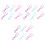 90Pièces Clips Pour En Plastique Assortis Usage Couture 3