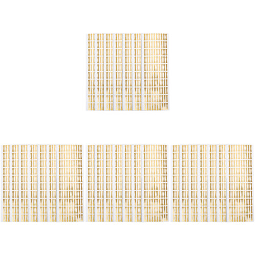 2000Pièces Stickers Tamper Lancés Dorés Pour Fraîcheur 2