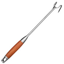 5Pcs Bbq Meat Turner Hooks Sturdy Stainless Steel Kitchen Tool