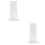 2 Pcs Seal Handle Acrylic Transparent Stamp Accessory 6