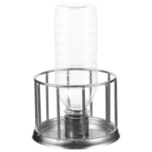 4Stk Mini Wasserspender Aus Edelstahl Für Landschildkröten Silber