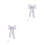 2Pcs Silver Lightweight Christmas Hanging Bow for Tree and Door Decor 8