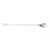 2Pcs Long Handle Silver Bar Spoon Stainless Steel Drink Mixing Stirrer 9