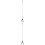 2Pcs Long Handle Silver Bar Spoon Stainless Steel Drink Mixing Stirrer 5