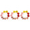 30Pcs Artificial Miniature Trees for DIY Scenery PVC Assorted Colors 5
