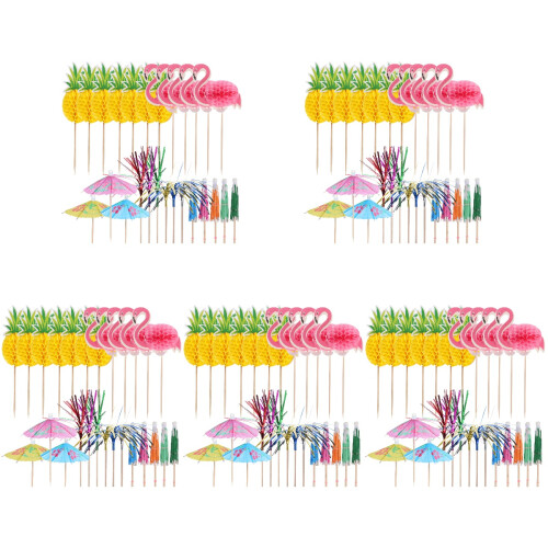 700Pcs Decorative Paper Cake Picks Colorful Assorted Cupcake Toppers 1