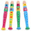 16Pcs Assorted Plastic Flutes Lightweight Easy Play Music 3
