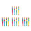 16Pcs Assorted Plastic Flutes Lightweight Easy Play Music 8