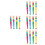16Pcs Assorted Plastic Flutes Lightweight Easy Play Music 10