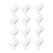 60Pcs Quilt Fixing Clips White Plastic & Steel Comforter Sheet Holders