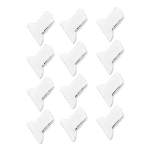 60Pcs Quilt Fixing Clips White Plastic & Steel Comforter Sheet Holders