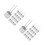 Set Of 2 Capacitive Microphone Head Condenser Cylindrical Electret 5