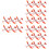 24 Pcs Airplane Model Flight Plastic Rubber Band 7