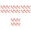 24 Pcs Airplane Model Flight Plastic Rubber Band 4