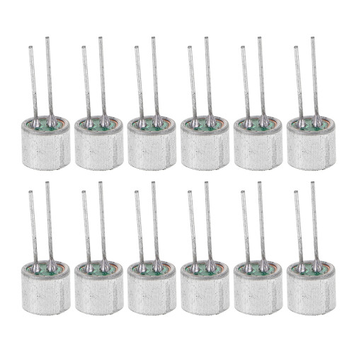 Set Of 2 Capacitive Microphone Head Condenser Cylindrical Electret 2