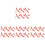 24 Pcs Airplane Model Flight Plastic Rubber Band 3
