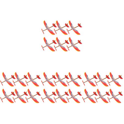 24 Pcs Airplane Model Flight Plastic Rubber Band 2