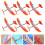 24 Pcs Airplane Model Flight Plastic Rubber Band 11