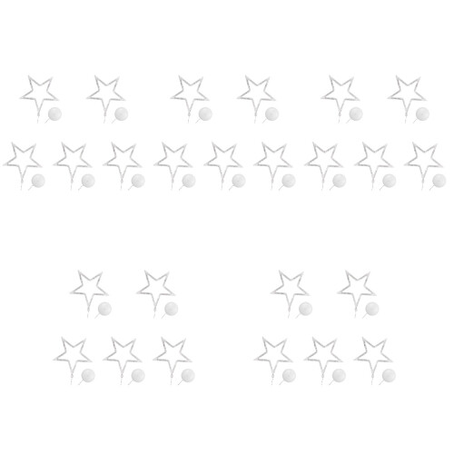 5Pcs Decorative LED Star String Lights Hanging Window Light Indoor Use 2