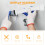 2Pcs Flexible White ABS Sink Drain Pipe Kit for Kitchen and Bathroom 9