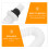 2Pcs Flexible White ABS Sink Drain Pipe Kit for Kitchen and Bathroom 8