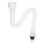 2Pcs Flexible White ABS Sink Drain Pipe Kit for Kitchen and Bathroom 11