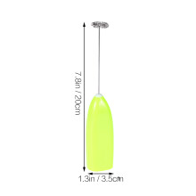 2Pcs Mini Handheld Electric Coffee Mixer Battery Operated Blender