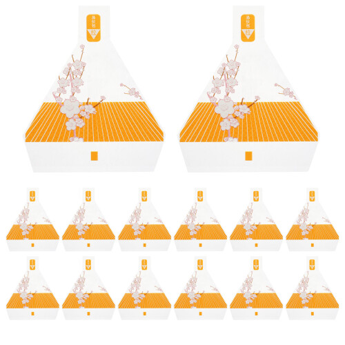 500Pcs Portable Onigiri Wrappers Plastic Disposable for Picnics