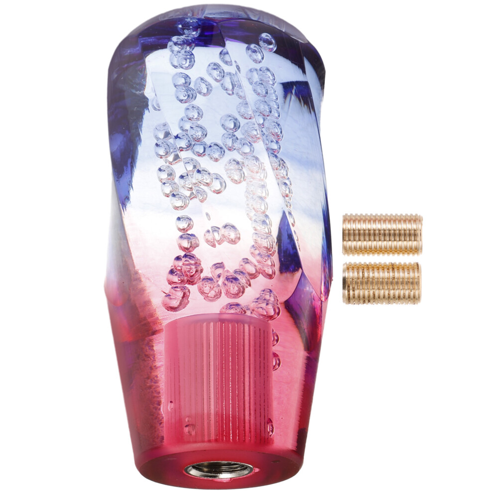 5Pcs Cool Acrylic Car Gear Shift Knobs Transparent Dual- 3631372235300