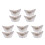 10Pcs Durable Beige Fabric Basket Liners Replacement for Wire & Wicker 5