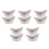 10Pcs Durable Beige Fabric Basket Liners Replacement for Wire & Wicker 9
