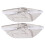 10Pcs Durable Beige Fabric Basket Liners Replacement for Wire & Wicker 2