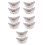 10Pcs Durable Beige Fabric Basket Liners Replacement for Wire & Wicker 6