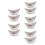 10Pcs Durable Beige Fabric Basket Liners Replacement for Wire & Wicker 8