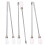 Interactive Cat Toys Set 3pcs Cat Teaser Spring String Kitten Plaything 3