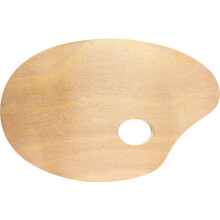 Wooden Oval Oil Painting Board For Acrylic Paint 30x40cm