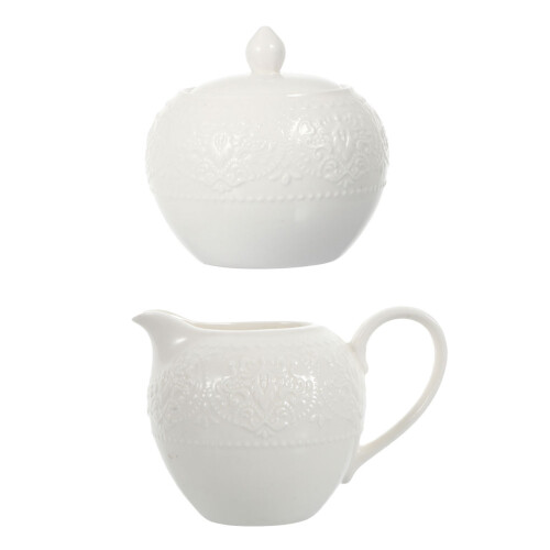 4 Pcs Ceramic Coffee Cup Multi-Functional Milk And Sugar Set