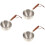 3Pcs Metal Saucepan With Wood Handle Multi Use 6