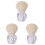 3pcs Beauty Makeup Brush Cosmetic Plastic Miss Tool 2