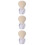3pcs Beauty Makeup Brush Cosmetic Plastic Miss Tool 8